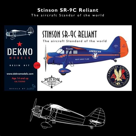 Stinson Sr 9c Reliant American Airlines