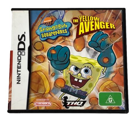 Spongebob Squarepants The Yellow Avenger Nintendo Ds Game Complete Ebay