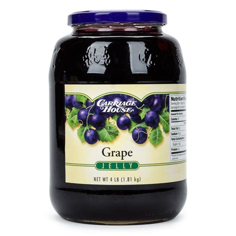 Grape Jelly 4 Lb Glass Jar 6case