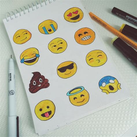 Tumblr Drawings Of Emojis Pencil Drawings Of Emojis Easy Crites Wisay1990