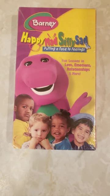 Barney Happy Mad Silly Sad Vhs Brand New Sealed 5000 Picclick