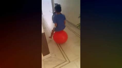 Jumping Japaang On Bouncy Ball Youtube
