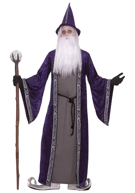 Adult Merlin The Wizard Costume Wizard Dance Costumes