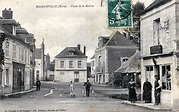 Mainneville - Place de la Mairie - Carte postale ancienne et vue d'Hier ...