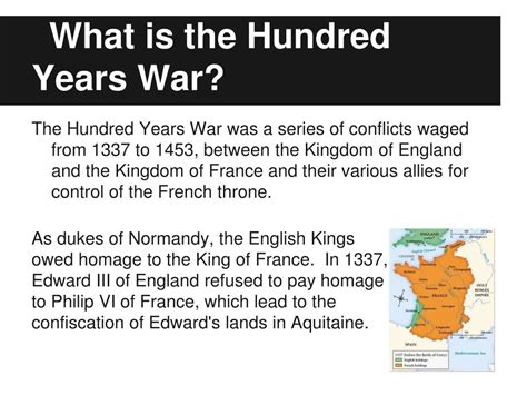 Ppt The Hundred Years War Powerpoint Presentation Free Download Id