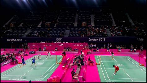 Men's singles, women's singles, men's doubles, women's doubles and mixed doubles. Olympics 2012 badminton Men's Single - India Vs Belgium 2nd Set, Wembley Arena 28/07/2012 - YouTube