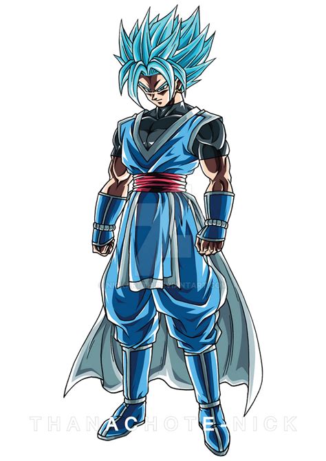 Oc Retry Super Saiyan Blue Dbxv2 Color By Nickartth On Deviantart