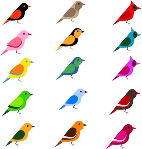 Simple Birds Vectors Graphic Art Designs In Editable Ai Eps Svg Cdr