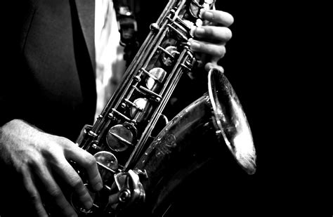 Sax Wallpaper Jazz Music Black And White 1900x1240 Wallpaper