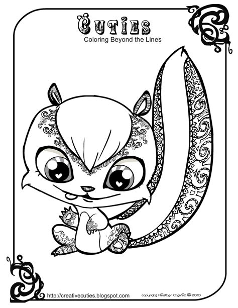 Do not sell my personal information. Quirky Artist Loft: 'Cuties' Free Animal Coloring Pages