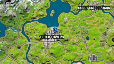Where To Find The Level Up Token At Tilted Towers In Fortnite Doublexp