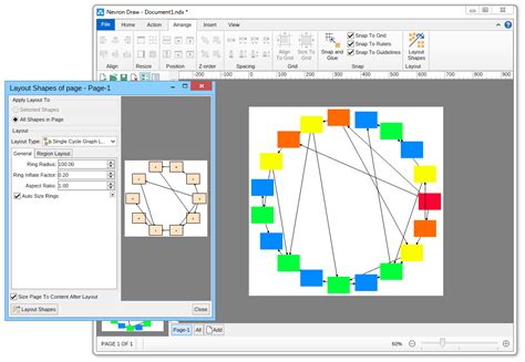 Work With Automatic Layouts In Nevron Draw Best Ms Visio Alternative