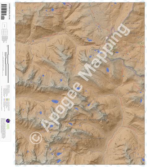 Storm King Peak Co Amtopo By Apogee Mapping Inc