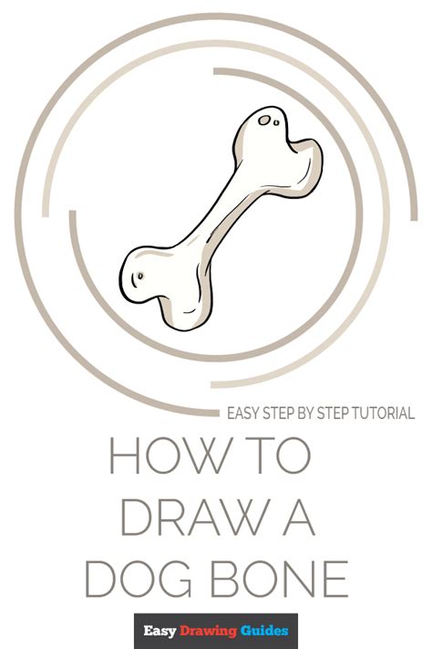 How To Draw A Easy Dog Bone Next Use Your Pencil To Add More Subtle