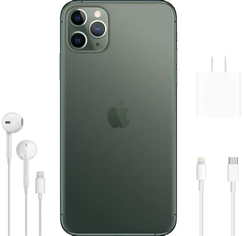 Best Buy Apple IPhone 11 Pro Max 256GB Midnight Green AT T MWH72LL A