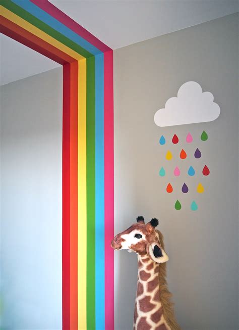 How To Diy A Rainbow Mural — Melanie Lissack Interiors