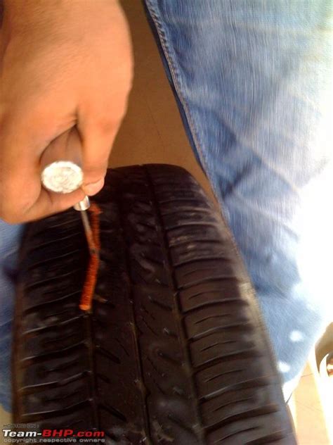 Also, and this is a great tip from aftermarket supplier arb: DIY Guide: How to temporarily repair a Tubeless tyre ...