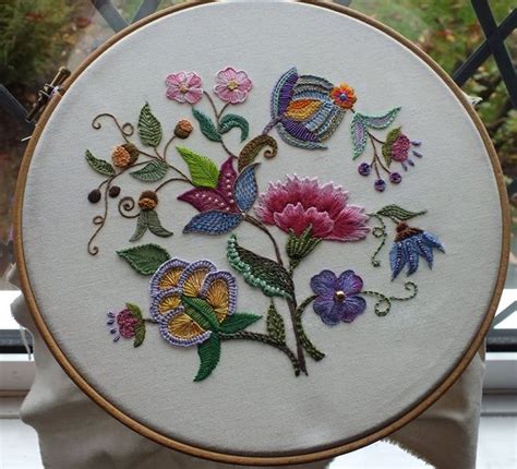 Image Result For Jacobean Crewel Work Thistle Crewel Embroidery