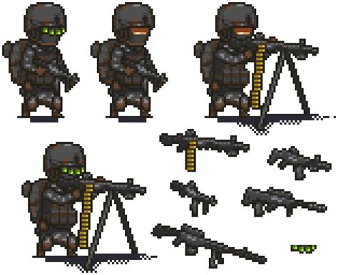A Few Of The Sprites I Designed For A Mod That Never Came To Be Feel