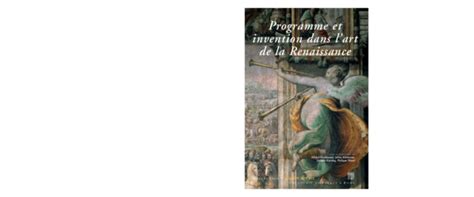 (PDF) Programme et invention dans l'art de la Renaissance ...