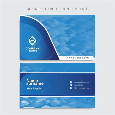 Premium Vector Business Card Design Templates