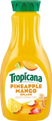Tropicana Pineapple Mango Splash Fruit Juice 52 Fl Oz Kroger