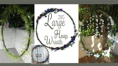 Large Hoop Wreath Diy Wedding Wreath Floral Wreath
