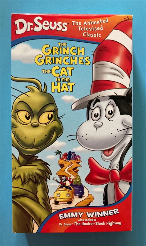 Dr Seuss Vhs The Grinch Grinches And The Cat In The Hat Etsy Israel