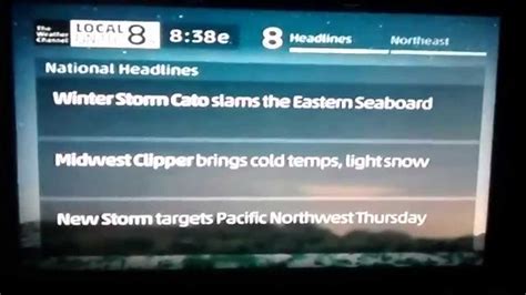 Twc Winter Storm Cato Local On The 8s From November 2014 3 Youtube