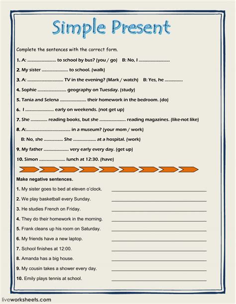 Simple present tense is used for the incidents those have been occurring at the moment or are happening routinely over a period of time. Simple Present: Present Simple exercise