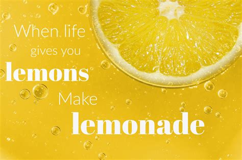 When Life Gives You Lemons Poem And Object Lesson On Attitude
