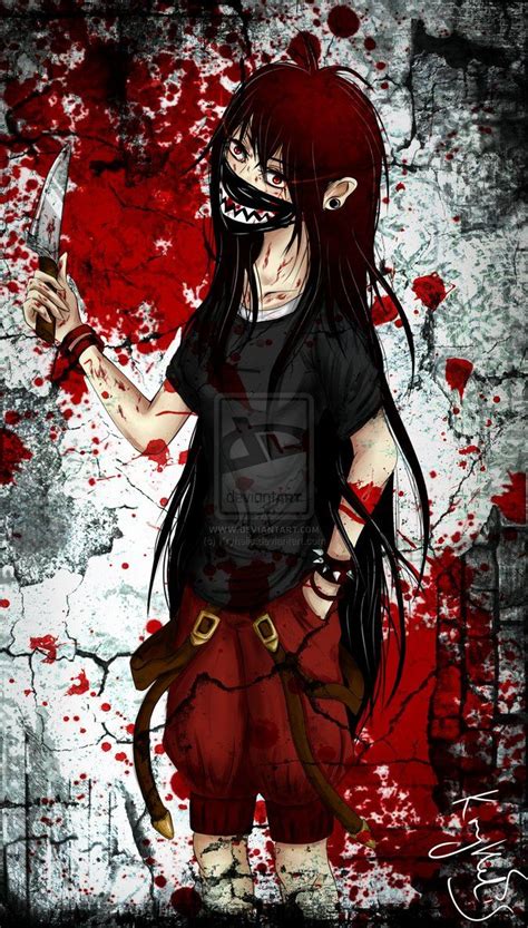 Bloody Anime Bloody Anime Girl Scary Anime Girl