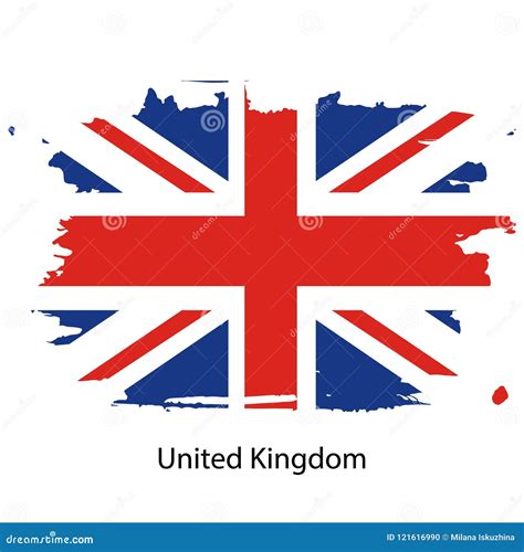 Official Vector Flag Of United Kingdom Of Great Britain Stock Vector
