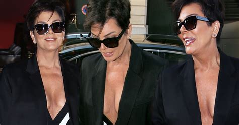 Kris Jenner Nude Boobs Slip Out Of The Jacket