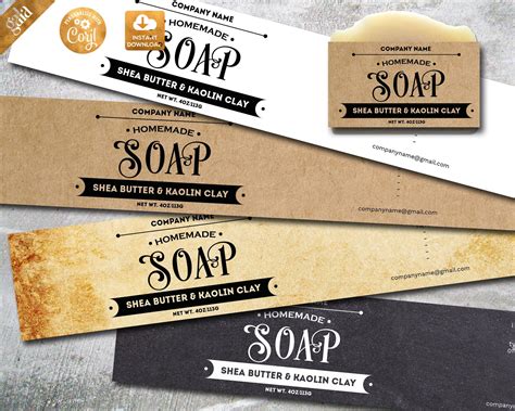 Free Printable Soap Labels Printable World Holiday