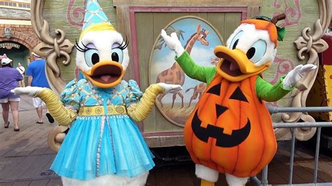 Donald And Daisy Duck Meet Us At Mickeys Not So Scary Halloween Party