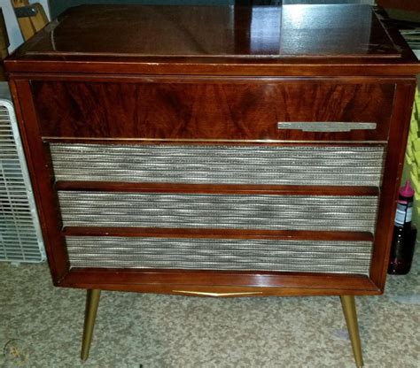 1950s Rca Victor Orthophonic High Fidelity Record Player Model Shf 6