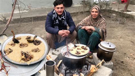 Harissa Traditional Food Of Gilgit Baltistan Pakistan Prepared