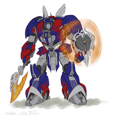 Transformers4 Optimus Primeredesigned By Owl Robot On Deviantart