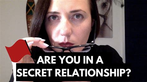 are you in a secret relationship youtube