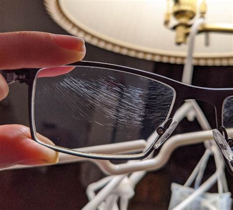 Weird Cracks On Eyeglass Lenses Revision Optometry