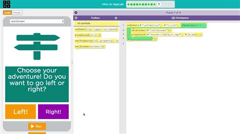 Intro To App Lab 10 Levelbuilder