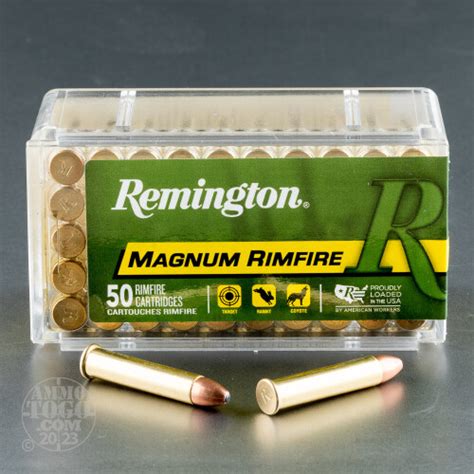 Magnum Wmr Ammo Rounds Of Grain Pointed Soft Point Psp By Remington