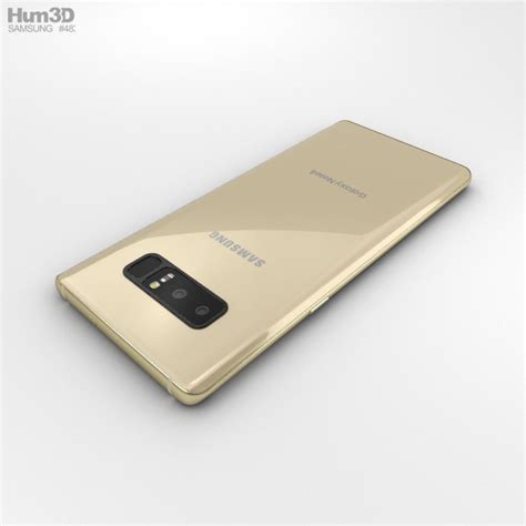 Samsung Galaxy Note 8 Maple Gold Modèle 3d Électronique On Hum3d