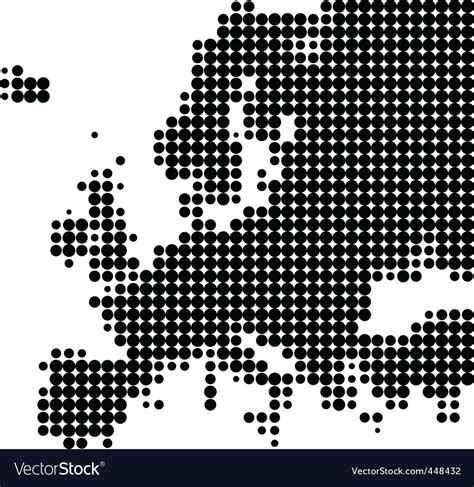 Map Of Europe Royalty Free Vector Image Vectorstock