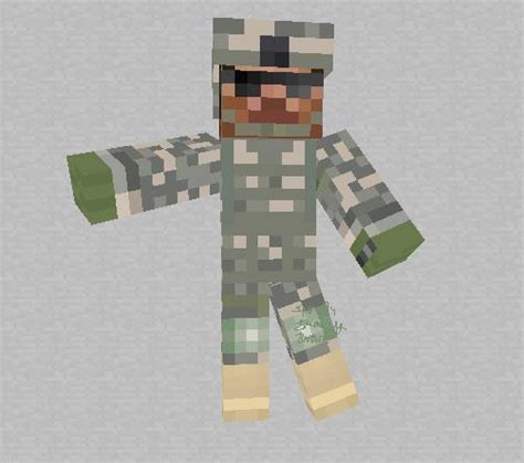 Minecraft Acu Us Soldier Skin Jpeg By Nightowl98 On Deviantart