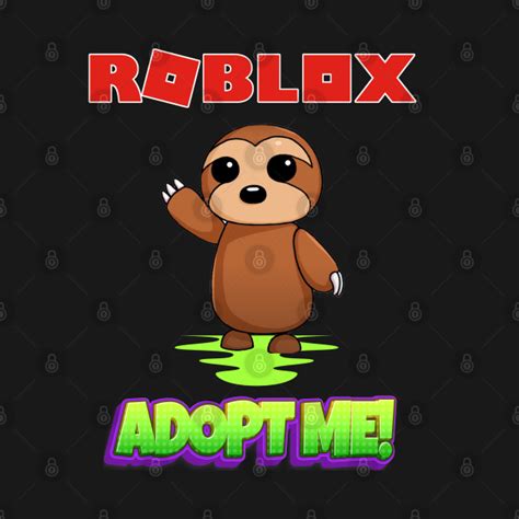 Roblox Adopt Me Sloth Roblox Kids Hoodie Teepublic