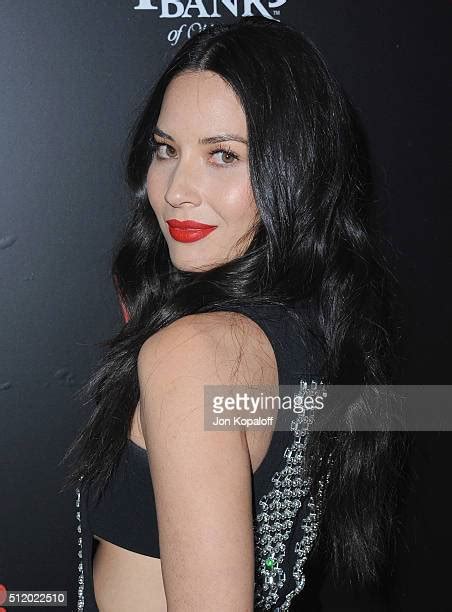 Olivia Munn Red Lipstick Photos And Premium High Res Pictures Getty