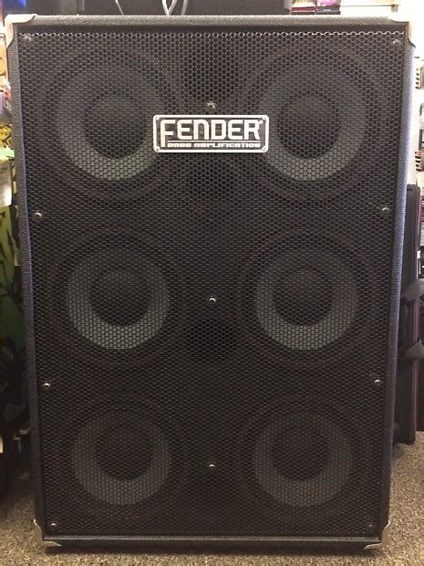 Fender 610 Pro 6x10 Black Bass Cabinet Reverb