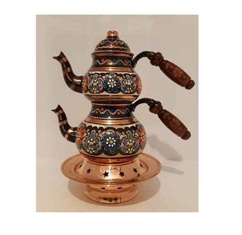Handmade Copper Tea Kettle Turkish Tea Pot Teapot Etsy